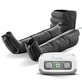 Venen Engel 4 equipo de masajes por presoterapia para casa con botas para las piernas y faja abdominal, 4 cámaras de aire, presión y tiempo fácilmente configurables