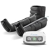 Venen Engel 4 equipo de masajes por presoterapia para casa con botas para las piernas y faja abdominal, 4 cámaras de aire, presión y tiempo fácilmente configurables